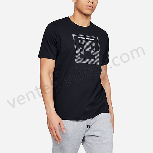 T-shirt manches courtes homme Inverse Box Logo-UNDER ARMOUR Vente en ligne - -1