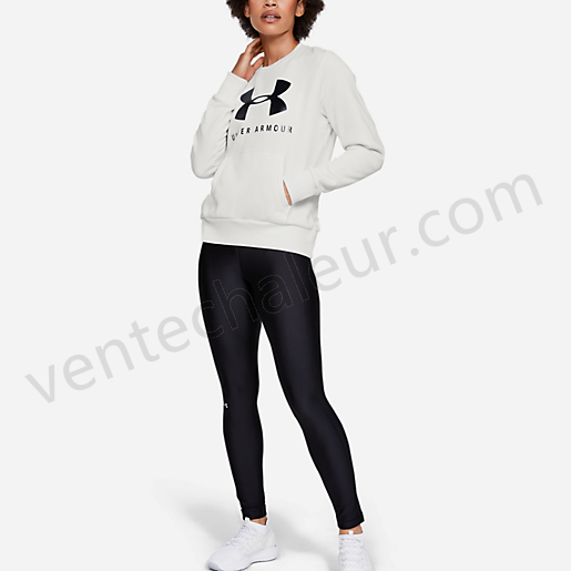 Sweatshirt femme 12.1 Rival Fleece Sportstyle Graphi-UNDER ARMOUR Vente en ligne - -5
