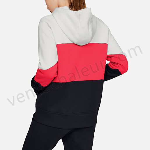 Sweatshirt à capuche femme Rival Fleece Color Block Hoodie-UNDER ARMOUR Vente en ligne - -0