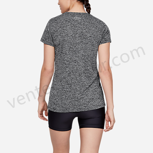 T-shirt manches courtes femme col V Tech™ Twist-UNDER ARMOUR Vente en ligne - -4