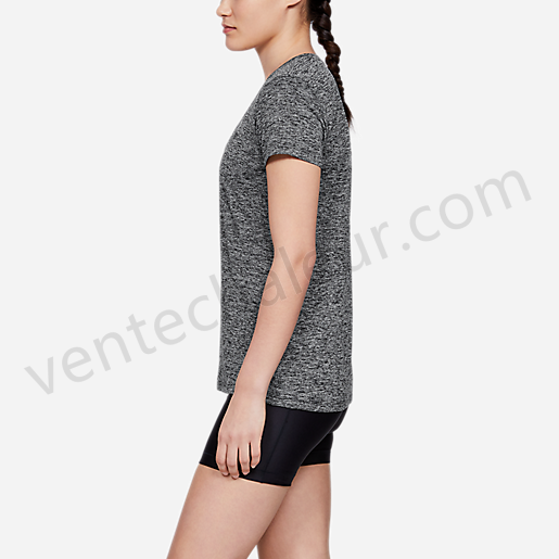 T-shirt manches courtes femme col V Tech™ Twist-UNDER ARMOUR Vente en ligne - -5