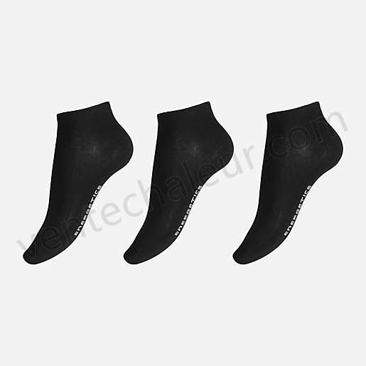 Lot de 3 paires de chaussettes de training homme Gaby Invisible NOIR-ENERGETICS Vente en ligne - -0