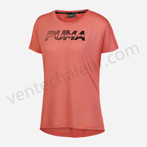 T-shirt manches courtes femme Training Big Logo-PUMA Vente en ligne - -0