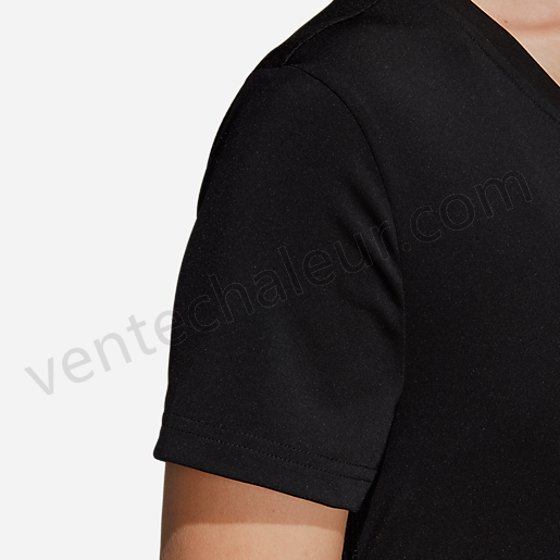 T-shirt de training manches courtes femme avec logo Design 2 Move NOIR-ADIDAS Vente en ligne - -5