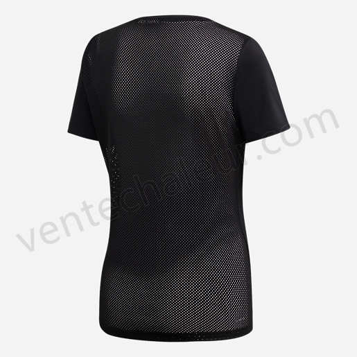 T-shirt de training manches courtes femme avec logo Design 2 Move NOIR-ADIDAS Vente en ligne - -4