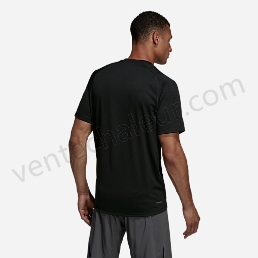 T-shirt de training manches courtes homme FreeLift Sport NOIR-ADIDAS Vente en ligne - -4