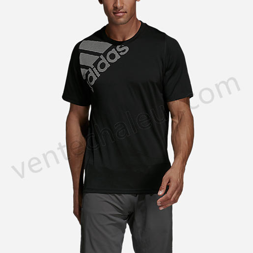 T-shirt de training manches courtes homme FreeLift Sport NOIR-ADIDAS Vente en ligne - -2
