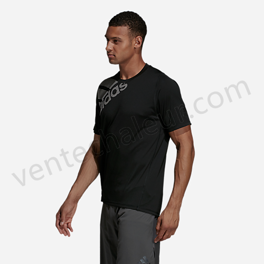 T-shirt de training manches courtes homme FreeLift Sport NOIR-ADIDAS Vente en ligne - -5