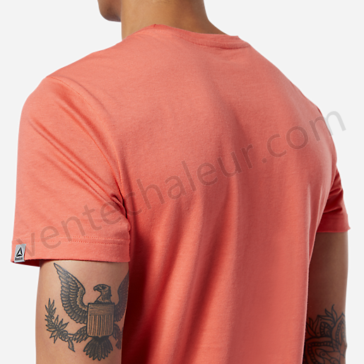 T-shirt manches courtes homme Rc Distressed Crest-REEBOK Vente en ligne - -0