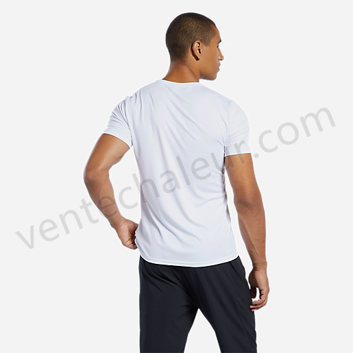 T-shirt manches courtes homme Wor Poly Graphic BLANC-REEBOK Vente en ligne - -1