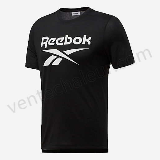 T-shirt manches courtes homme Wor Sup Graphic NOIR-REEBOK Vente en ligne - -0