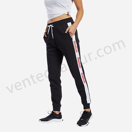 Pantalon femme Te Linear Logo Pant NOIR-REEBOK Vente en ligne - -2