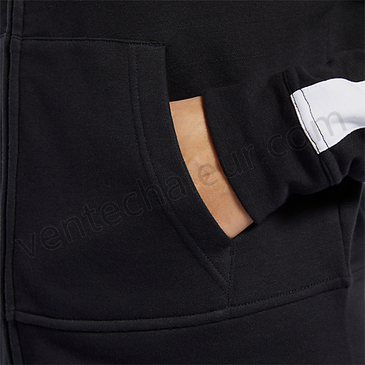 Sweat zippé à capuche femme Te Linear Logo NOIR-REEBOK Vente en ligne - -1