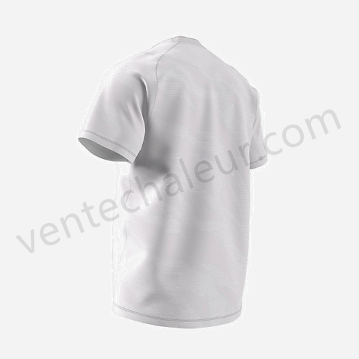 T-shirt manches courtes homme Fl Camo Tee BLANC-ADIDAS Vente en ligne - -4