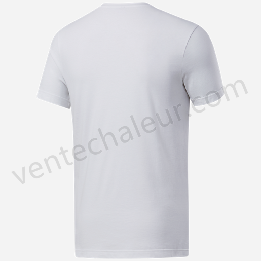 T-shirt manches courtes homme Gs Stacked Tee BLANC-REEBOK Vente en ligne - -0