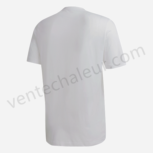 T-shirt manches courtes homme Mh Bos BLANC-ADIDAS Vente en ligne - -4