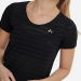 Tee-shirt manches courtes de training femme NOIR-ONLY PLAY Vente en ligne - 3