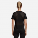 T-shirt de training manches courtes femme avec logo Design 2 Move NOIR-ADIDAS Vente en ligne - 2