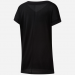 T-shirt de training manches courtes femme Workout Ready Supremium Detail NOIR-REEBOK Vente en ligne - 0