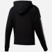 Sweat zippé à capuche femme Te Linear Logo NOIR-REEBOK Vente en ligne - 5